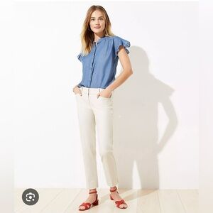 Loft Riviera Capri pants, Size 4